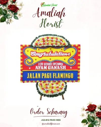 Bunga Papan Congratulation di Pekan Sabtu